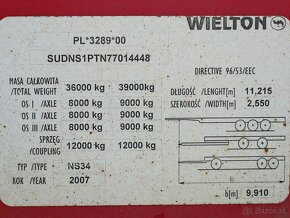 Wielton NS 34, NÁKLADNÍ NÁVĚS KONTEJNEROVÝ (BDF) WIELTON NS  - 8