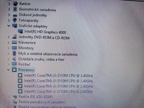 predám ntb HP / Intel core i3 / 4gb ram / ssd disk / HDMI - 8