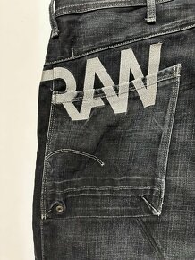 Pánske,kvalitné džínsy G STAR RAW - veľkosť 33/32 - 8