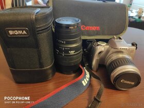 Fotoaparát Canon EOS300 na kinofilm + objektív Sigma - 8