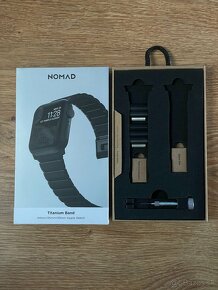 Nomad Titanium Band Black Apple Watch 42/44/45/Ultra 49mm - 8