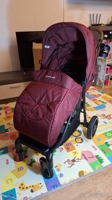 Športový kočiar Kinderkraft GRANDE LX burgundy - 8