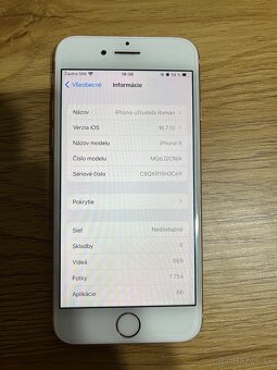 iPhone 8 - rosegold 64GB - 8