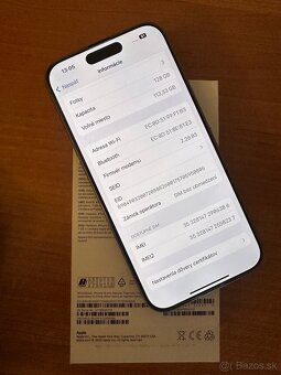 iPhone 15PRO 128gb v záruke - 8