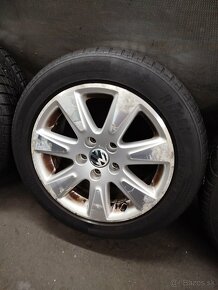 Predám tieto al.disky originál VW 5x112 R16 205/55 r16 - 8