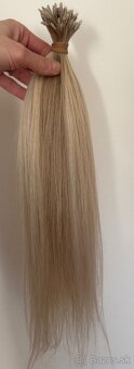 Ruske blond vlasy na predlzenie 65 -70 g dlzka 48-50 cm - 8