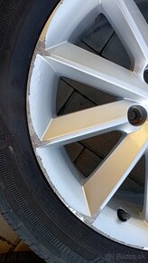 Disky Škoda R16 5x112 + letné pneumatiky - 8