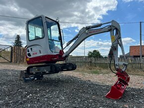 Minibagr Takeuchi TB 216 hyd. podvozek + svahovka - 8