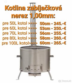 Zabíjačkové kotle VEĽKÝ LAPÁŠ + príslušenstvo tel.0905289263 - 8