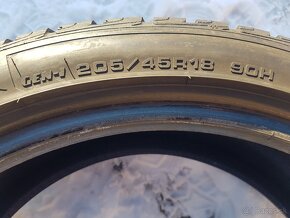 205/45 r18 zimné pneumatiky 4ks Goodyear - 8