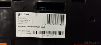 Cybex Solution X2-fix 15-36kg Pure Black - 8