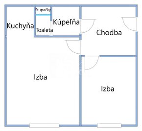 Na prenájom prerobený a zariadený 2-izbový byt na... - 8