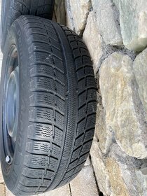 Plechové disky 6,5 J x 16 + pneu 205/60 R16 zimné - 8