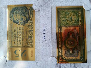 Československé bankovky a zlatá minca - 8