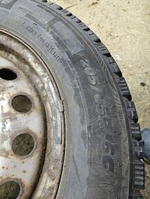 Predam zimné disky + pneu 205/65 r16c - 8