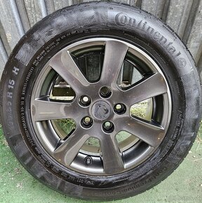 Nemecké disky BORBET - 5x112 r15 + 195/65 r15 - 8