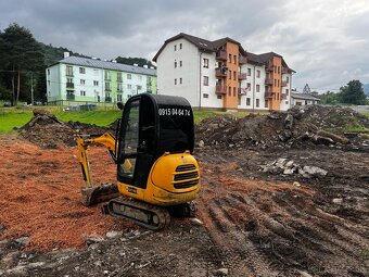 MINIBAGER NA PRENAJOM JCB 8018 - 8