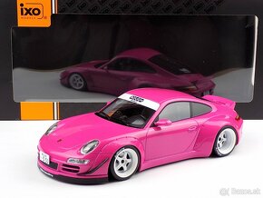 Ružové PORSCHE – 911 997-2 RWB COUPE 2008 1:18 a 1:43 - 8