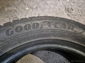 225/55 r16 zimné 4 ks GOODYEAR dezén 8,7 - 8 mm DOT2020 - 8