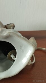 Porcelánová lampa  - Pes - 8