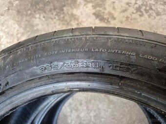 255/45 r18 letné 4 ks FULDA dezén 6,8 - 6,1 mm DOT2019 - 8