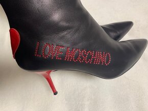 Kožené čižmičky zn. Love Moschino originál - 8