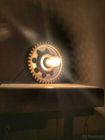 Industriálna lampa - ozubené koleso - 8