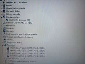 predám ntb HP elitebook 8470p / 4gb ram / Intel core i5 - 8