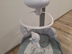 Detské hojdacie lehátko NEW BABY TEDDY PLUS s vibráciou - 8