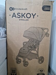 Športový kočík - kinderkraft askoy black - 8