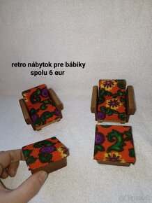 Retro nábytok pre bábiky, - 8