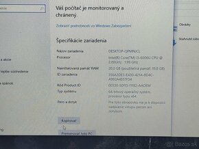 Lenovo V110-15ISK, i3 6006U, 20GB RAM, 256GB SSD, Win 10 - 8