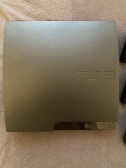 Playstation 3 Slim, 149 GB, 3x Joystick, 16hier - 8