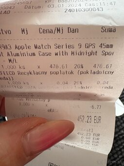 Apple WATCH 9 black 45 mm, záruka ešte 1 rok - 8