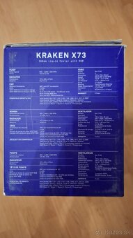 Vodné chladenie NZXT Kraken X73 - 8