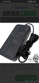 Predám Asus AC adaptér A17-180P1A 19,5V 9,23. - 8