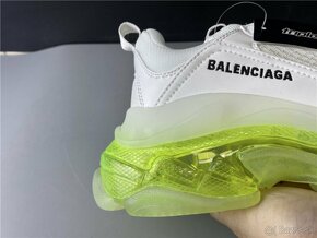 Balenciaga Triple S Clear Sole White/Green - 8