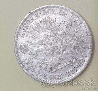 1 florin  1886 87 88 91 - 8