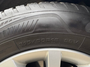 Predám celoročné pneumatiky na diskoch 215/60 R16 99V - 8