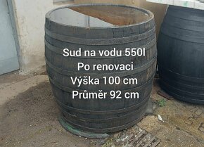 Predám drevené sudy a káde 100l - 2000l - 8