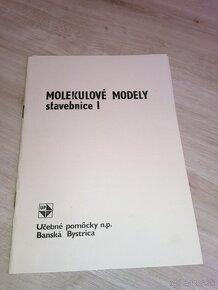 Retro stavebnica chemické molekulové modely - 8