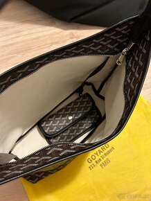 Goyard kabelka Bohéme Hobo - čierna (GO6) - 8