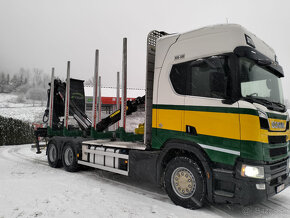 Scania R580 6x4 Lesovoz HR Loglift 125Z s kabínou - 8