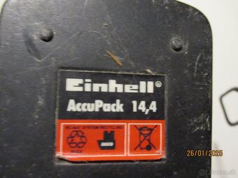 Predám aku vrtačku Einhell  accu pack 14,4V s akumulátorom - 8