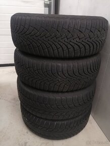 205/55r16 Pneumatiky zimné + plechové disky - 8