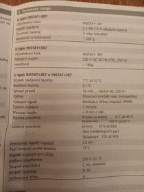 Termostat na kotol protherm  ,Instat+2R7 - 8