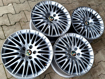 alu R17 5x110, orig. Alfa Romeo Giulietta, letné pneu 225/45 - 8