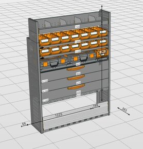 Regálové Systémy skladom pre úžitkové vozidla - 8
