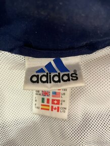 vintage retro adidas bunda vetrovka na zips - 8