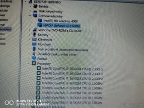 PREDANÉ.. Lenovo Y580 I7,16gb ram,2gb grafická,256gb ssd... - 8